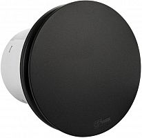 картинка вентилятор вытяжной gfmark 50047 вытяжной вентилятор, d - 100 мм, с обратным клапаном и москитной сеткой, круглый, закрытый, из абс пластика, цвет черный от магазина Tovar-RF.ru