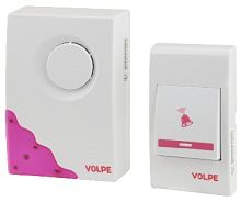 картинка Звонок беспроводной VOLPE (UL-00002402) UDB-Q026 W-R1T1-16S-80M-WH от магазина Tovar-RF.ru