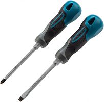 картинка Набор отверток GROSS Набор отверток комбинированный 2 шт, S2, трехкомпонентная рукоятка от магазина Tovar-RF.ru