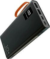 картинка зарядное устройство more choice (4620202550538) pb22-10 с кабелем 2usb 2.1a - 10000ma черный от магазина Tovar-RF.ru