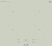 картинка варочная панель eltronic (88-35) 4 конфорки индукционная серо-зеленая от магазина Tovar-RF.ru