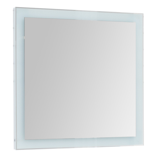 картинка Зеркало KVADRO, 80x85 см, инфракрасный выключатель, LED-подсветка от магазина Tovar-RF.ru