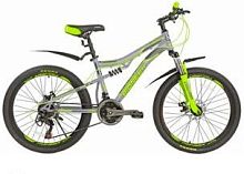 картинка велосипед pioneer comandor 24"/14" gray-green-blackот магазина Tovar-RF.ru