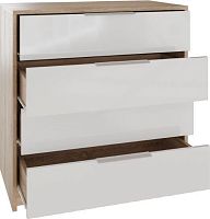 картинка Комод МЕБЕЛЬ-КОМПЛЕКС Нордик Комод с 4-мя ящиками Дуб сонома/Белая Аляска МЕБЕЛЬ-КОМПЛЕКС Нордик Комод с 4-мя ящиками Дуб сонома/Белая Аляска от магазина Tovar-RF.ru
