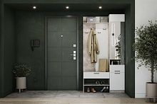 картинка Прихожая МЕБЕЛЬ-КОМПЛЕКС Прихожая Торонто исп.4 Ателье светлое/ Белый (3 кор.) МЕБЕЛЬ-КОМПЛЕКС Прихожая Торонто исп.4 Ателье светлое/ Белый (3 кор.) от магазина Tovar-RF.ru