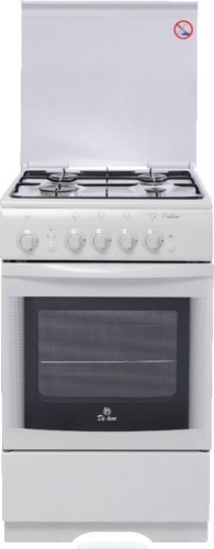 картинка плита газовая de luxe 5040.36г (945201) бел от магазина Tovar-RF.ru