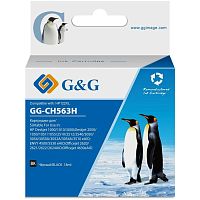 картинка картридж струйный g&g gg-ch563h черный (18мл) для hp dj 1050/2050/2050s от магазина Tovar-RF.ru