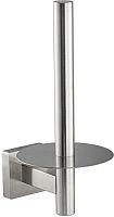 картинка GFMARK 87008 Держатель для туалетной бумаги и бумажного полотенца, вертикальный, из нержавеющей стали, с квадратным основанием, цвет САТИН от магазина Tovar-RF.ru