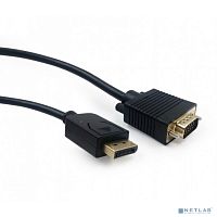 картинка cablexpert кабель displayport->vga, 3м, 20m/15m, черный, экран, пакет (ccp-dpm-vgam-10) от магазина Tovar-RF.ru