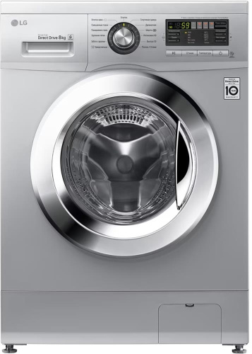 картинка стиральная машина lg f1296td4 серебристый магазин Tovar-RF.ru являющийся официальным дистрибьютором в России картинка стиральная машина lg f1296td4 серебристый от магазина Tovar-RF.ru