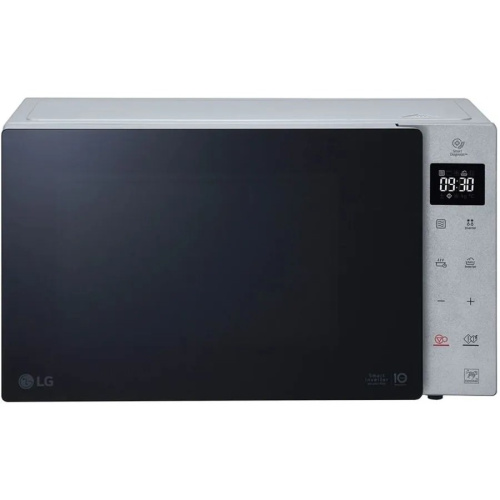картинка lg mw25r35gisl микроволновая печь, 1000вт, 25л, нержавеющая сталь /черный от магазина Tovar-RF.ru