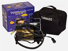 картинка автокомпрессор tornado аc-580 10 a, 35 л/мин, 140 psi, 12в металл. корпус (с сумкой) 44199 от магазина Tovar-RF.ru