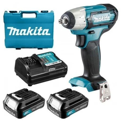 картинка Makita TW140DWAE Гайковерт ак(уд),{10.8В,2х2Ач Li-ion,0-3200у\м,140Нм,3\8",1.2кг,кейс,подсв,M8-M16} [TW140DWAE] от магазина Tovar-RF.ru