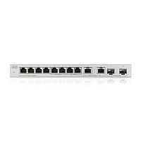картинка коммутатор/ switch zyxel xgs1010-12, 8xge, 2x1/2.5ge, 2xsfp+, desktop, silent от магазина Tovar-RF.ru