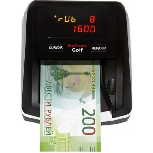 картинка DoCash Golf Детектор банкнот автоматический рубли АКБ магазин Tovar-RF.ru являющийся официальным дистрибьютором в России картинка DoCash Golf Детектор банкнот автоматический рубли АКБ от магазина Tovar-RF.ru