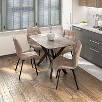 картинка Стол обеденный БИТЕЛ НЕАПОЛЬ (ноги МДФ) (СМ-4, осн.) (1 кор.) БИТЕЛ НЕАПОЛЬ (ноги МДФ) (СМ-4, осн.) (1 кор.) от магазина Tovar-RF.ru