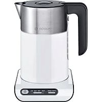 картинка bosch twk8611p чайник,1.5л, 2400вт, бело-серебристый от магазина Tovar-RF.ru