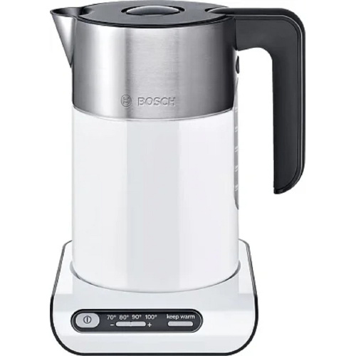 картинка bosch twk8611p чайник,1.5л, 2400вт, бело-серебристый от магазина Tovar-RF.ru
