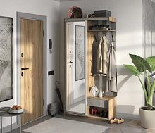 картинка Прихожая БИТЕЛ ЛАЙТ Прихожая (ДУБ ЗОЛОТОЙ КРАФТ/АТЕЛЬЕ СВЕТЛОЕ, ЗЕРКАЛО) БИТЕЛ ЛАЙТ Прихожая (ДУБ ЗОЛОТОЙ КРАФТ/БЕТОН, ЗЕРКАЛО) от магазина Tovar-RF.ru