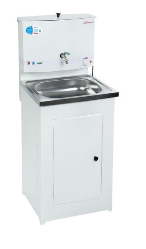 картинка Умывальник АКВАТЕКС бак антикорроз. с ЭВН+мойка нерж. белый от магазина Tovar-RF.ru