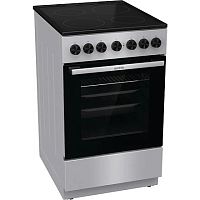 картинка электрическая плита gorenje gec5b41sg,  стеклокерамика,  без крышки,  серый от магазина Tovar-RF.ru