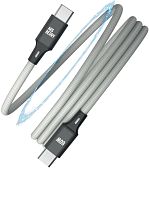 картинка кабель aksberry (6900307920015) x164 magnetic type c - type c, серый от магазина Tovar-RF.ru