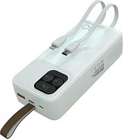 картинка зарядное устройство more choice (4620202550644) pb55-30 с кабелем 1usb 3.0a 22.5w pd - 30000mah белый от магазина Tovar-RF.ru