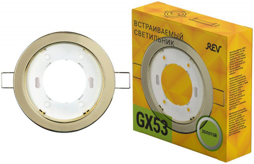 картинка Спот встраиваемый REV 28950 0 GX53 керамический, без лампы, золото от магазина Tovar-RF.ru