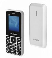 картинка телефон мобильный maxvi c30 white от магазина Tovar-RF.ru