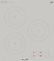 картинка варочная панель eltronic (88-32) 3 конфорки индукционная бежевый от магазина Tovar-RF.ru