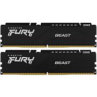 картинка kingston ddr5 dimm 16gb 5200mt/s cl40 (kit of 2) fury beast black [kf552c40bbk2-16] от магазина Tovar-RF.ru