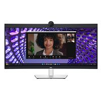 картинка lcd dell 34.14" p3424web черный {ips 3440x1440 60hz 21:9 1000:1 300cd 178/178 hdmi displayport usb m/m webcam has pivot} от магазина Tovar-RF.ru