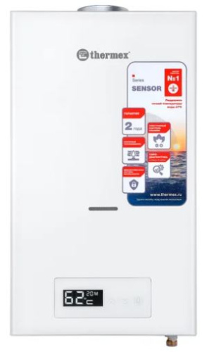 картинка водонагреватель газ. thermex s 20 md (art black) от магазина Tovar-RF.ru