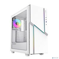 картинка gamemax корпус zorro white без бп (midi tower, белый., 1*usb3.0, 1*usb type-c, coc fan) от магазина Tovar-RF.ru