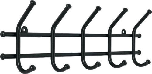 картинка Вешалка настенная ЗМИ Норма 5 Черная ВН 24 ЗМИ Норма 5 Черная ВН 24 от магазина Tovar-RF.ru