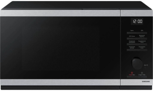 картинка микроволновая печь samsung mg-23dg4524atbw 23л. 800вт нержавеющая сталь/черный от магазина Tovar-RF.ru