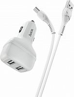 картинка азу hoco (6931474727787) z36 white азу 2usb 2.4a для type-c от магазина Tovar-RF.ru