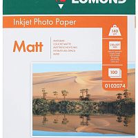 картинка Фотобумага 0102074 LOMOND Одностороняя Матовая, 140г/м2 , A4 (21х29см)/100л.   от магазина Tovar-RF.ru