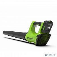 картинка Greenworks G24AB Воздуходув аккумуляторный , 24V, без АКБ и ЗУ [2404807] от магазина Tovar-RF.ru