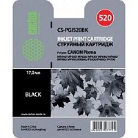картинка pgi-520bk_ cactus картридж  для canon pixma mp540/ mp550/ mp620/ mp630/ mp640/ mp660/ mp980/ mp990; mx860; ip3600/ip4600/ ip4700, черный, 344 стр. от магазина Tovar-RF.ru
