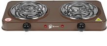 картинка настольная плитка василиса ва-902 спираль двухконфорочная коричневый от магазина Tovar-RF.ru