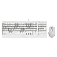 картинка клавиатура + мышь a4tech fstyler f1512 клав:белый мышь:белый usb (f1512 white) от магазина Tovar-RF.ru