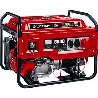 картинка ЗУБР Бензиновый генератор с электростартером  8000 Вт 380 / 220 В  [СБ-8000Е-3] от магазина Tovar-RF.ru