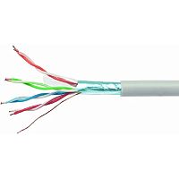 картинка cablexpert [fpc-5004e-so/305м] ftp5e, 4 пары, 0.50 мм, медь, однож., экран, 305 м, fluke test, серый от магазина Tovar-RF.ru