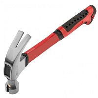 картинка MATRIX Молоток-гвоздодер, 450 г, боек c магнитом, фибергласовая обрезиненная рукоятка [10446] от магазина Tovar-RF.ru