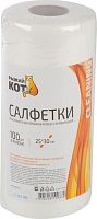 картинка Салфетка РЫЖИЙ КОТ Салфетки из спанлейса в рулоне с перфорацией 25*30см, 100шт. (002925) РЫЖИЙ КОТ Салфетки из спанлейса в рулоне с перфорацией 25*30см, 100шт. (002925) от магазина Tovar-RF.ru