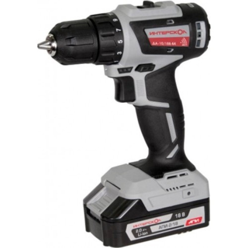 картинка ИНТЕРСКОЛ ДА-10/18В 44 МиниМАКС бесщеточная аккум. дрель-шуруповерт Li-ion АПИ [759.2.2.45] { кейс, 2 аккум. 2,5Ач, ЗУ } от магазина Tovar-RF.ru