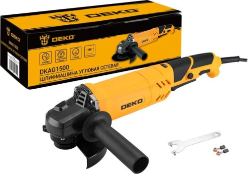 картинка Углошлифовальная машина DEKO DKAG1500 063-4297 магазин Tovar-RF.ru являющийся официальным дистрибьютором в России картинка Углошлифовальная машина DEKO DKAG1500 063-4297 от магазина Tovar-RF.ru