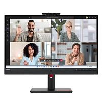 картинка lcd lenovo 27" t27hv-30 thinkvision [63d6uas3cb] {ips 2560x1440 75hz 4ms 300cd hdmi displayport dp-out 4xusb usb-c(90w) rj-45 2x5w webcam has pivot} от магазина Tovar-RF.ru