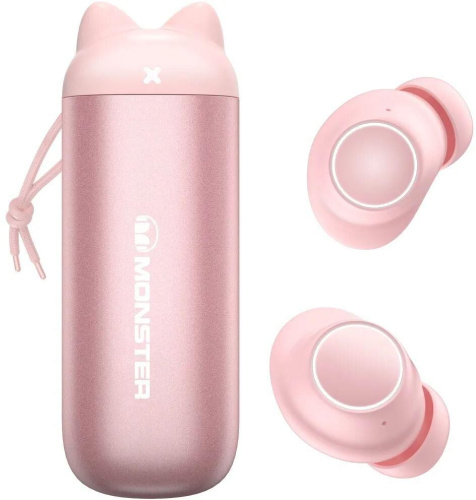картинка tws наушники monster melody (mh22116) розовые от магазина Tovar-RF.ru
